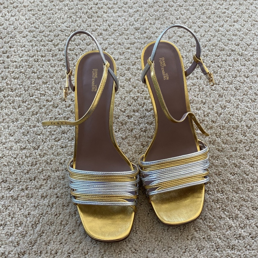 COPY - DVF strappy heeled sandal